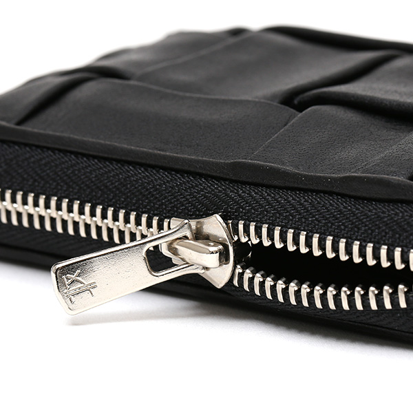  キーケース メンズ スマートキー 本革 日本製 ブランド レディース ラウンドファスナー 小ぶり ポーチ ブラック 黒 黒色 小銭入れ カードケース 車 鍵 レザー キーホルダー D ID NEST CARRYNEST(キャリーネスト)