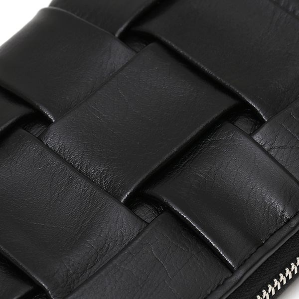  ラウンドファスナー 長財布 メンズ 本革 レザー ブラック 黒 黒色 日本製 小銭入れ あり 大容量 CARRYNEST(キャリーネスト)