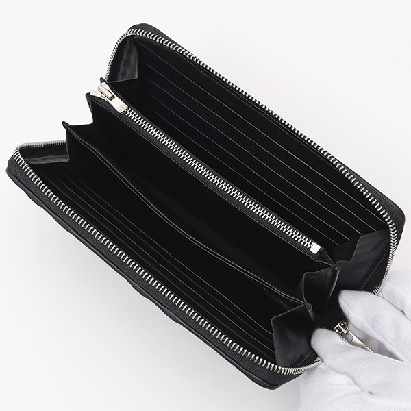  ラウンドファスナー 長財布 メンズ 本革 レザー ブラック 黒 黒色 日本製 小銭入れ あり 大容量 CARRYNEST(キャリーネスト)