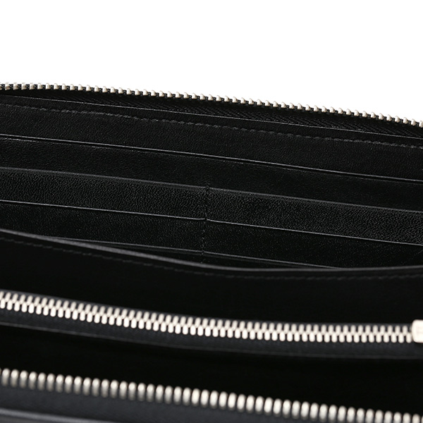  ラウンドファスナー 長財布 メンズ 本革 レザー ブラック 黒 黒色 日本製 小銭入れ あり 大容量 CARRYNEST(キャリーネスト)