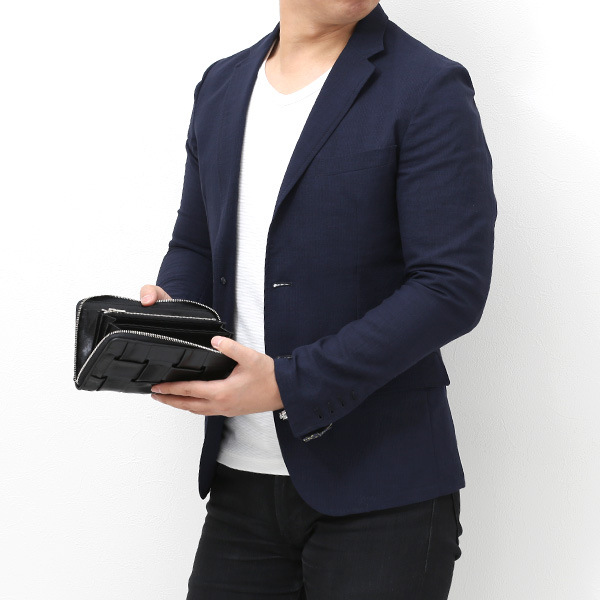  ラウンドファスナー 長財布 メンズ 本革 レザー ブラック 黒 黒色 日本製 小銭入れ あり 大容量 CARRYNEST(キャリーネスト)