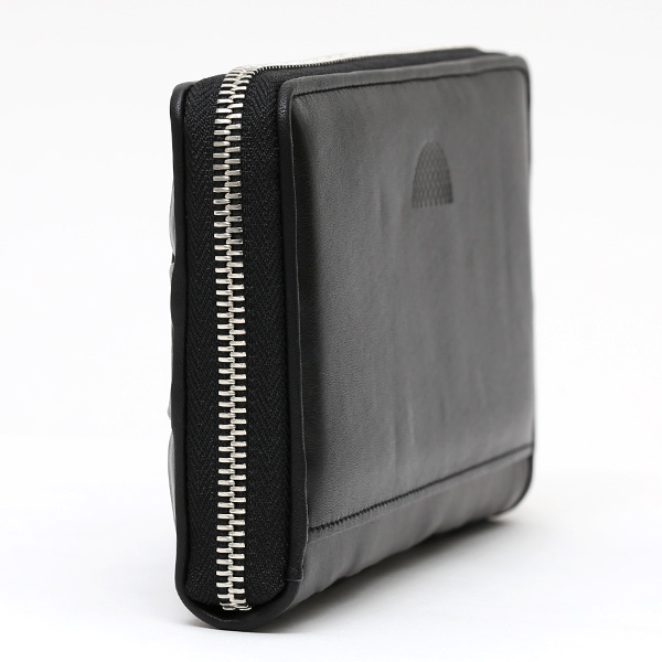  ラウンドファスナー 長財布 メンズ 本革 レザー ブラック 黒 黒色 日本製 小銭入れ あり 大容量 CARRYNEST(キャリーネスト)