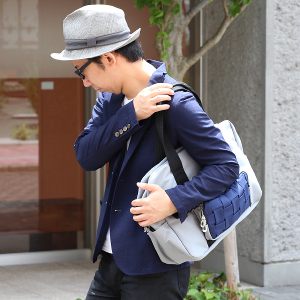  トートバッグ 大きめ メンズ ボストンバッグ レディース 日本製 グレー グレイ 灰色 ファスナー付き ブランド 鞄 ナイロン A4 カバン おしゃれ スマート スポーツ ジム 旅行 軽量 L TOTE NEST CARRYNEST(キャリーネスト)