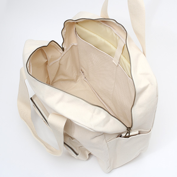  トートバッグ 大きめ メンズ ボストンバッグ レディース 日本製 ホワイト 白色 ファスナー付き ブランド 鞄 ナイロン A4 カバン おしゃれ スマート スポーツ ジム 旅行 軽量 L TOTE NEST CARRYNEST(キャリーネスト)