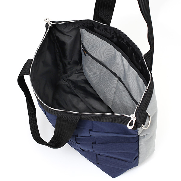  トートバッグ メンズ レディース 日本製 ブランド グレー グレイ 灰色 ファスナー付き カバン キャンバス 鞄 ナイロン A4 おしゃれ スマート スポーツ ジム 大人 高級 旅行 軽量 軽い 通学 M TOTE NEST CARRYNEST(キャリーネスト)