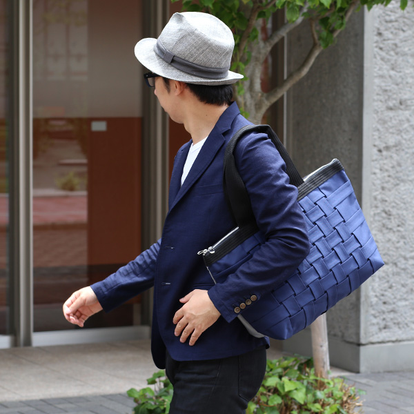  トートバッグ メンズ レディース 日本製 ブランド グレー グレイ 灰色 ファスナー付き カバン キャンバス 鞄 ナイロン A4 おしゃれ スマート スポーツ ジム 大人 高級 旅行 軽量 軽い 通学 M TOTE NEST CARRYNEST(キャリーネスト)