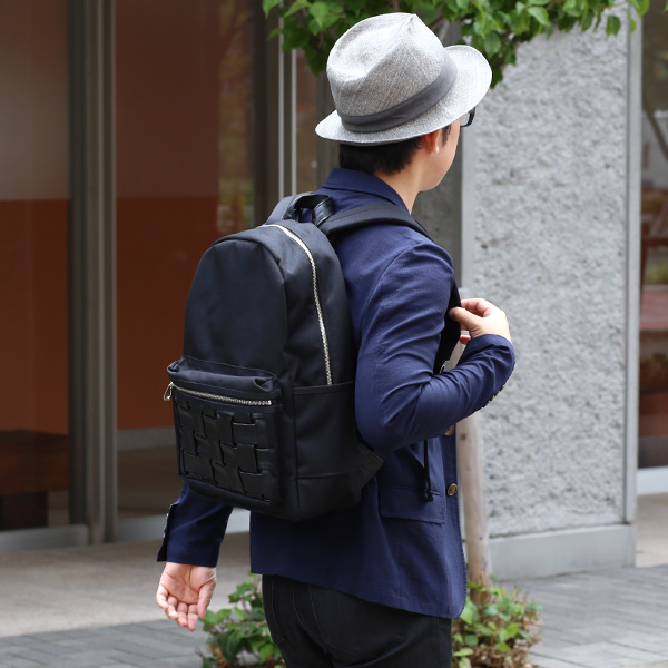  リュックサック 本革 バックパック メンズ レディース レザー 鞄 ブラック 黒 黒色 日本製 ブランド おしゃれ カバン かわいい 大人 高級 通学 シンプル 上品 国産 デイパック O BACK NEST CARRYNEST(キャリーネスト)