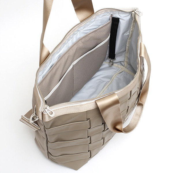  トートバッグ メンズ 本革 レザー レディース 日本製 ブランド ベージュ 肌色 ファスナー付き カバン ナイロン キャンバス A4 おしゃれ かわいい 大人 女子 高級 軽量 軽い ジム 鞄 大きめ M TOTE NEST CARRYNEST(キャリーネスト)