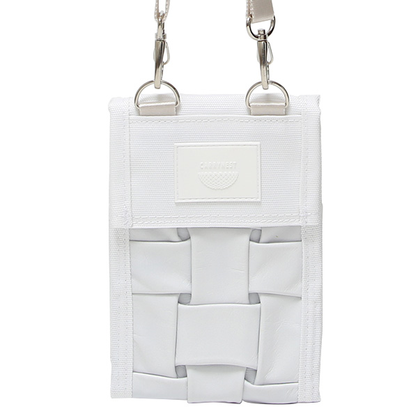 パスポートケース ポーチ ネックポーチ 旅行 バッグ ショルダー マルチケース おしゃれ 薄型 軽量 鞄 ホワイト 白色 ネックウォレット 小さめ ナイロン 革 日本製 ブランド PASSPORT NEST CARRYNEST(キャリーネスト)