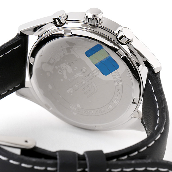  カシオ エディフィス 腕時計 casio EDIFICE EF503L1AV ブラック 黒 黒色 アナログ 防水 ストップウォッチ