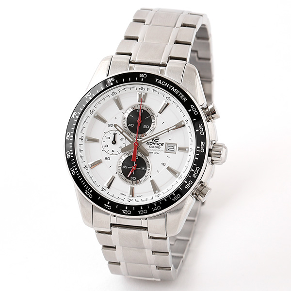 カシオ エディフィス 腕時計 EF547D7A1V ホワイト