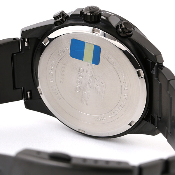  カシオ エディフィス 腕時計 casio EDIFICE EFR526BK1A1V ブラック 黒 黒色 アナログ 防水 ストップウォッチ