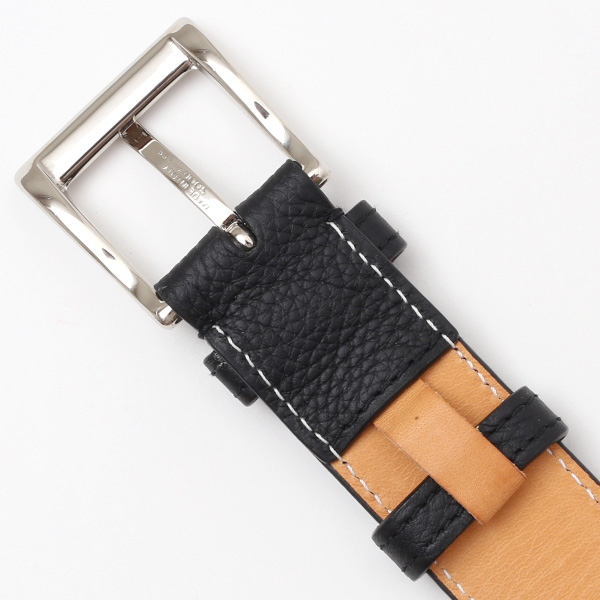  ベルト メンズ 本革 シセイ(Cisei) レザー ベルト ブラック 黒 黒色 ビジネス ロング