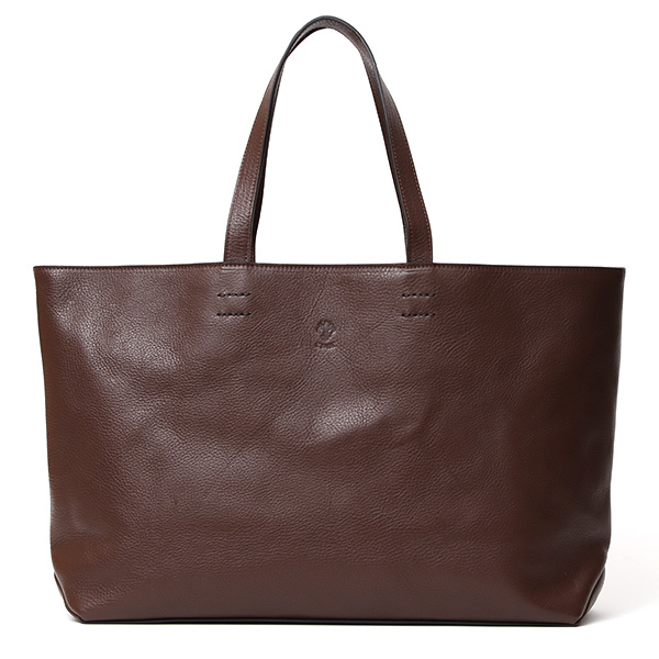 【2～4営業日内に発送】CI-VA(チーバ) イタリア製 トスカーナ産フルタンニン鞣し牛革 トートバッグ ブラウン