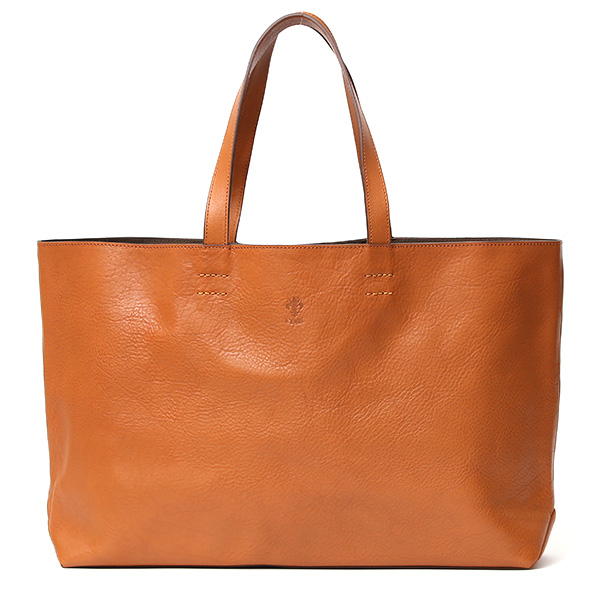 【2～4営業日内に発送】CI-VA(チーバ) イタリア製 トスカーナ産フルタンニン鞣し牛革 トートバッグ キャメル