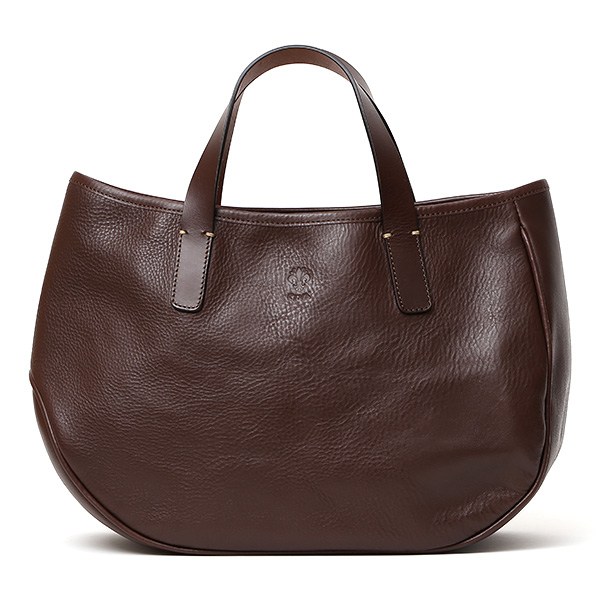 【2～4営業日内に発送】CI-VA(チーバ) イタリア製 トスカーナ産フルタンニン鞣し牛革 ミニトートバッグ ブラウン