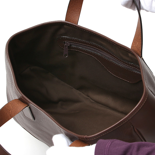 CI-VA(チーバ) イタリア製 トスカーナ産フルタンニン鞣し牛革 レザー ミニ トートバッグ メンズ レディース ハンドバッグ ブランド ブラウン 茶 茶色 本革 牛革 小さい シンプル カジュアル 男性 女性 ユニセックス 2281VOLANATO