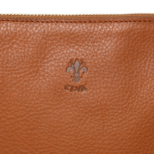 CI-VA(チーバ) イタリア製 トスカーナ産フルタンニン鞣し牛革 レザーショルダーバッグ メンズ レディース ブランド サコッシュ キャメル ブラウン 茶 茶色 本革 牛革 シンプル カジュアル 男性 女性 ユニセックス 鞄 おしゃれ 2282NUVOLA