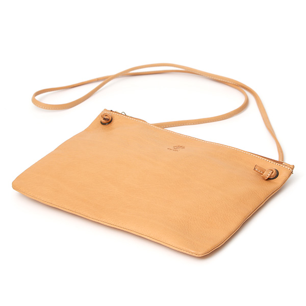 CI-VA(チーバ) イタリア製 トスカーナ産フルタンニン鞣し牛革 レザーショルダーバッグ メンズ レディース ブランド サコッシュ ベージュ 肌色 本革 牛革 シンプル カジュアル 男性 女性 ユニセックス 鞄 おしゃれ 2282NUVOLA