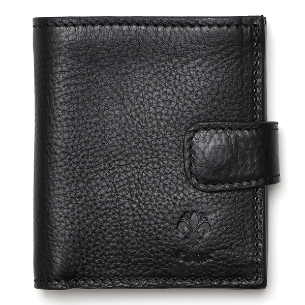 【2～4営業日内に発送】CI-VA(チーバ) イタリア製 トスカーナ産フルタンニン鞣し牛革 ミニ財布 ブラック