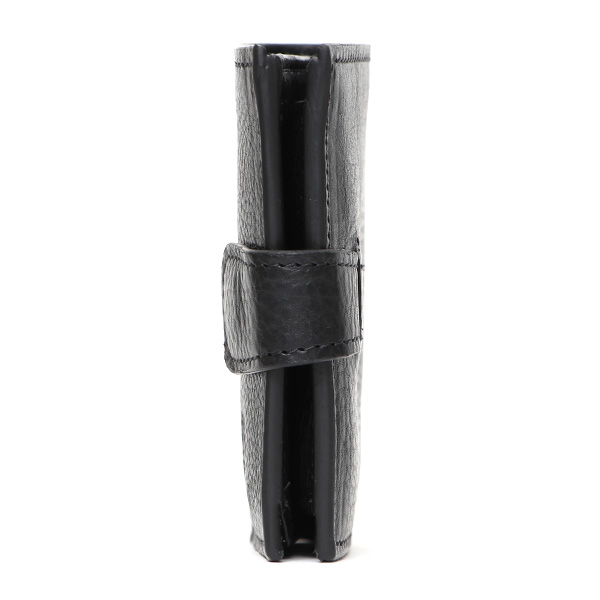  CI-VA(チーバ) イタリア製 トスカーナ産フルタンニン鞣し牛革 レザー ミニ財布 メンズ レディース ブランド ブラック 黒 黒色 本革 牛革 シンプル 小さい 小振り 二つ折り 三つ折り 男性 女性 ユニセックス 小銭入れあり 大容量 2290VOLANATO