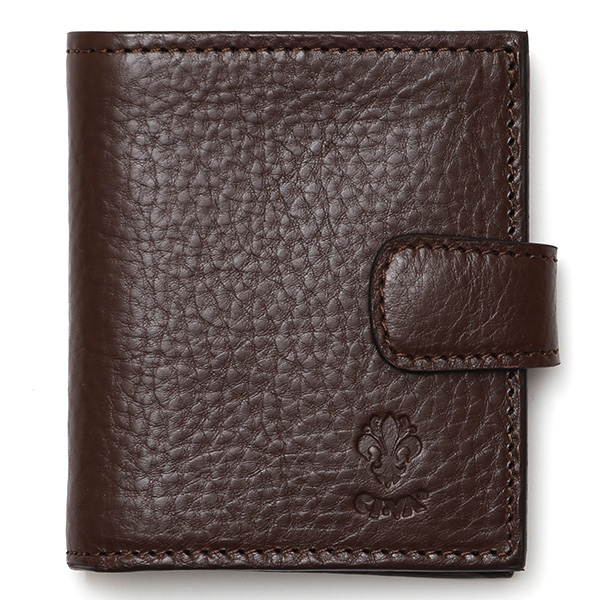 【2～4営業日内に発送】CI-VA(チーバ) イタリア製 トスカーナ産フルタンニン鞣し牛革 ミニ財布 ブラウン