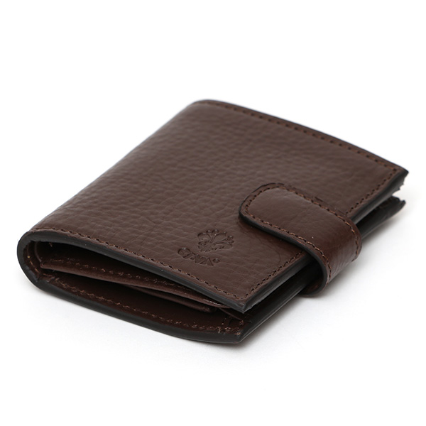  CI-VA(チーバ) イタリア製 トスカーナ産フルタンニン鞣し牛革 レザー ミニ財布 メンズ レディース ブランド ブラウン 茶 茶色 本革 牛革 シンプル 小さい 小振り 二つ折り 三つ折り 男性 女性 ユニセックス 小銭入れあり 大容量 2290VOLANATO