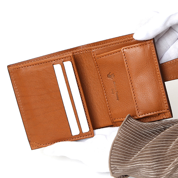  CI-VA(チーバ) イタリア製 トスカーナ産フルタンニン鞣し牛革 レザー ミニ財布 メンズ レディース ブランド キャメル ブラウン 茶 茶色 本革 牛革 シンプル 小さい 小振り 二つ折り 三つ折り 男性 女性 ユニセックス 小銭入れあり 大容量 2290VOLANATO