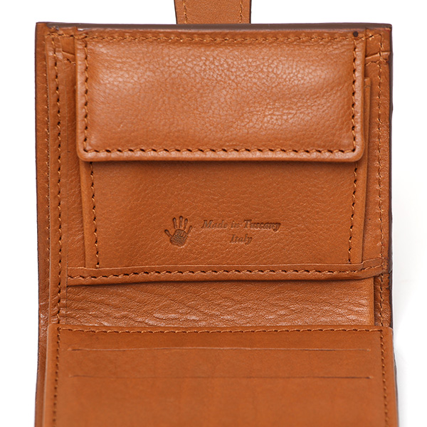  CI-VA(チーバ) イタリア製 トスカーナ産フルタンニン鞣し牛革 レザー ミニ財布 メンズ レディース ブランド キャメル ブラウン 茶 茶色 本革 牛革 シンプル 小さい 小振り 二つ折り 三つ折り 男性 女性 ユニセックス 小銭入れあり 大容量 2290VOLANATO