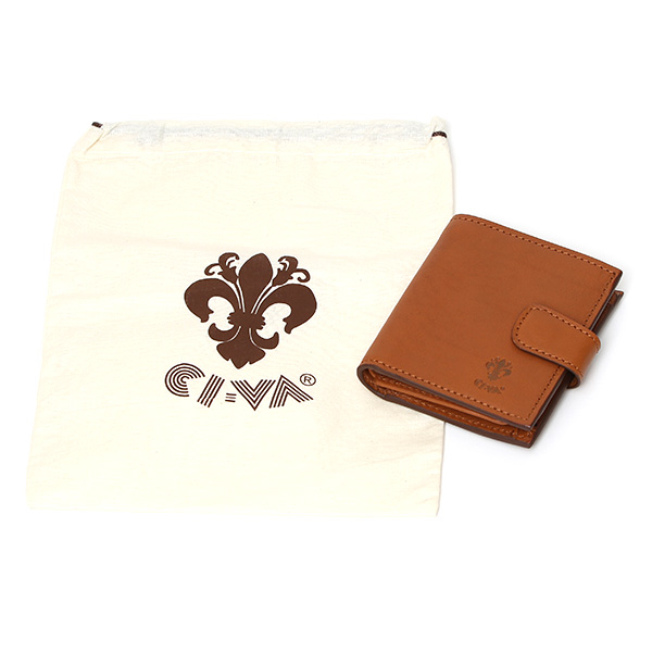  CI-VA(チーバ) イタリア製 トスカーナ産フルタンニン鞣し牛革 レザー ミニ財布 メンズ レディース ブランド キャメル ブラウン 茶 茶色 本革 牛革 シンプル 小さい 小振り 二つ折り 三つ折り 男性 女性 ユニセックス 小銭入れあり 大容量 2290VOLANATO