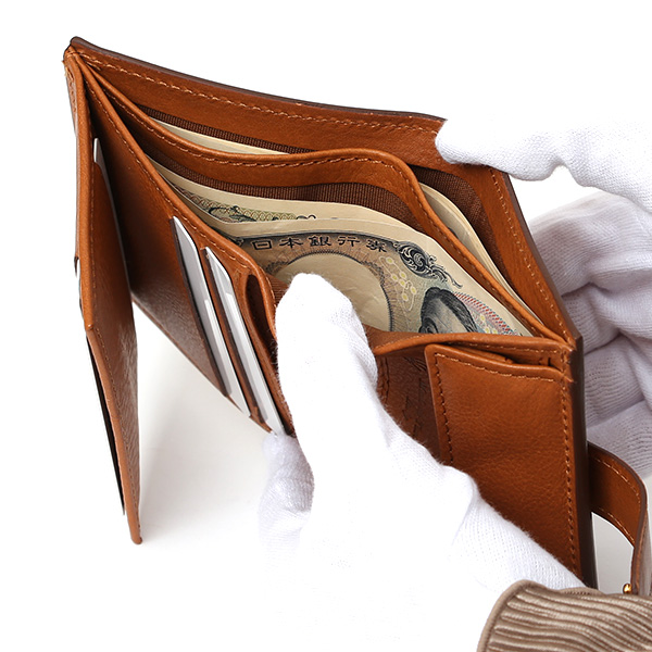  CI-VA(チーバ) イタリア製 トスカーナ産フルタンニン鞣し牛革 レザー ミニ財布 メンズ レディース ブランド キャメル ブラウン 茶 茶色 本革 牛革 シンプル 小さい 小振り 二つ折り 三つ折り 男性 女性 ユニセックス 小銭入れあり 大容量 2290VOLANATO