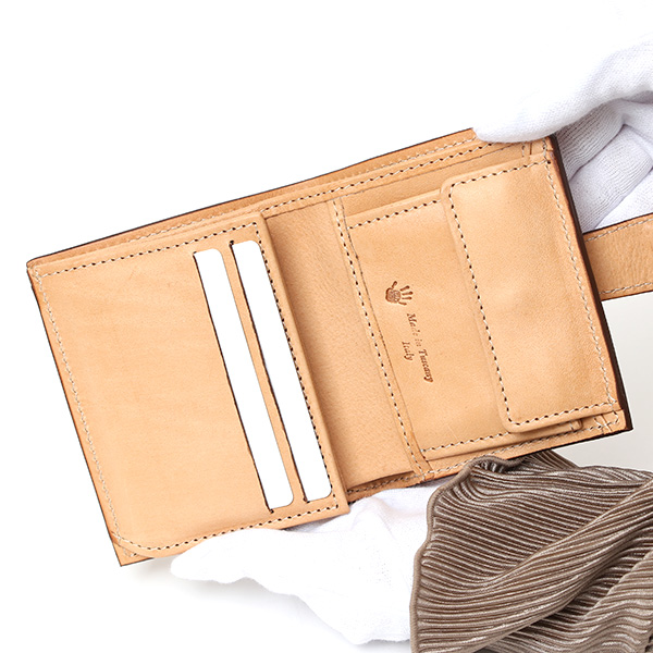  CI-VA(チーバ) イタリア製 トスカーナ産フルタンニン鞣し牛革 レザー ミニ財布 メンズ レディース ブランド ベージュ 肌色 本革 牛革 シンプル 小さい 小振り 二つ折り 三つ折り 男性 女性 ユニセックス 小銭入れあり 大容量 2290VOLANATO