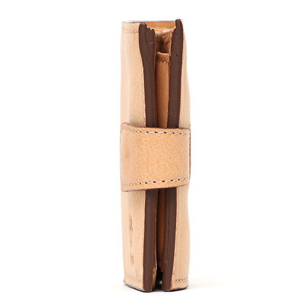  CI-VA(チーバ) イタリア製 トスカーナ産フルタンニン鞣し牛革 レザー ミニ財布 メンズ レディース ブランド ベージュ 肌色 本革 牛革 シンプル 小さい 小振り 二つ折り 三つ折り 男性 女性 ユニセックス 小銭入れあり 大容量 2290VOLANATO