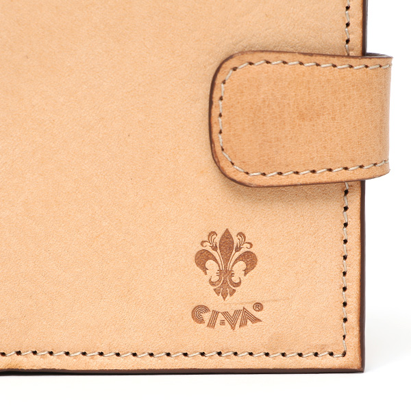 CI-VA(チーバ) イタリア製 トスカーナ産フルタンニン鞣し牛革 レザー ミニ財布 メンズ レディース ブランド ベージュ 肌色 本革 牛革 シンプル 小さい 小振り 二つ折り 三つ折り 男性 女性 ユニセックス 小銭入れあり 大容量 2290VOLANATO