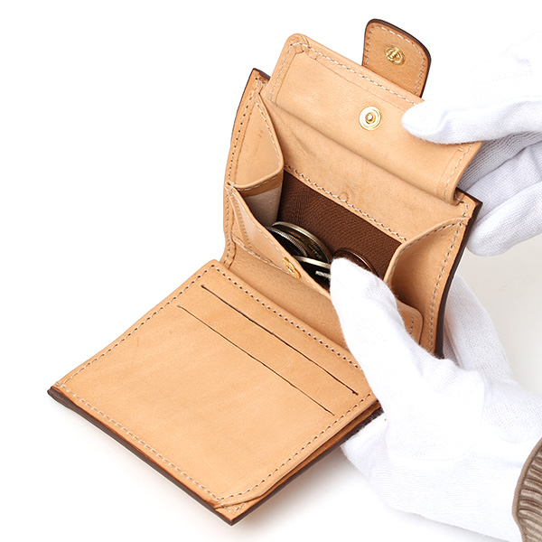  CI-VA(チーバ) イタリア製 トスカーナ産フルタンニン鞣し牛革 レザー ミニ財布 メンズ レディース ブランド ベージュ 肌色 本革 牛革 シンプル 小さい 小振り 二つ折り 三つ折り 男性 女性 ユニセックス 小銭入れあり 大容量 2290VOLANATO