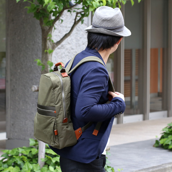  リュックサック メンズ バックパック レディース リュック グリーン 緑色 日本製 ブランド おしゃれ かわいい 小さめ 小ぶり カバン 鞄 シンプル バッグ 高級 大人 可愛い 軽量 通勤 通学 ボーデッサン デリィーヴ(derive)