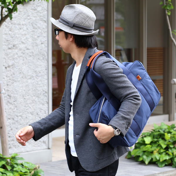  ボストンバッグ メンズ レディース 小さめ スポーツ ブルー ネイビー 青色 日本製 ブランド 本革 ナイロン 鞄 カバン 修学旅行 ジム通い アウトドア 1泊 2泊 旅行 高級 大人 かわいい オシャレ 小ぶり ボーデッサン デリィーヴ(derive)