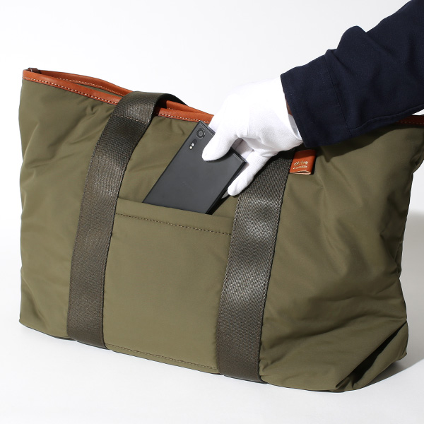  トートバッグ メンズ 大きめ ブランド ナイロン 日本製 大容量 軽量 カジュアル 国産 肩掛け 鞄 グリーン 緑色 レディース シンプル おしゃれ トート 通勤 通学 出張 A4 B4 ボーデッサン デリィーヴ(derive)