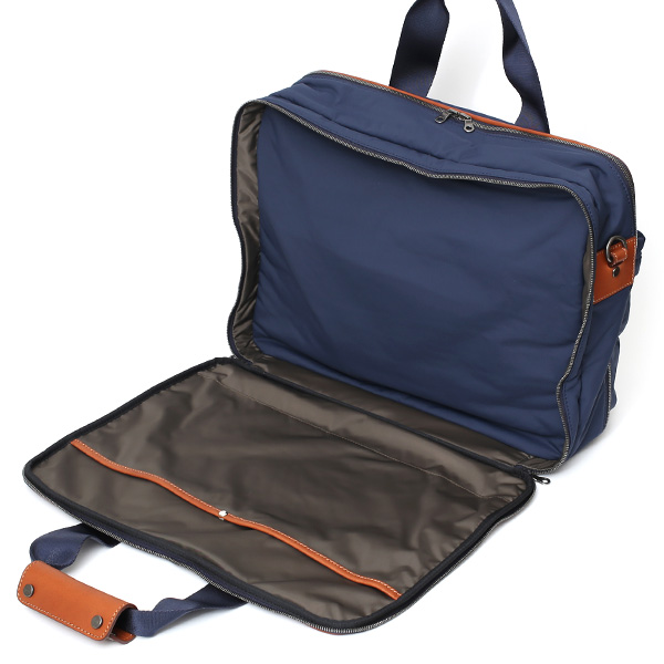  ボストンバッグ メンズ ブランド レディース 日本製 ナイロン 2way 大容量 出張 大きめ 鞄 ブルー ネイビー 青色 ブリーフケース ショルダー 高級 おしゃれ 1泊 2泊 旅行 ボーデッサン デリィーヴ(derive)