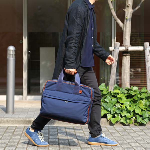  ボストンバッグ メンズ ブランド レディース 日本製 ナイロン 2way 大容量 出張 大きめ 鞄 ブルー ネイビー 青色 ブリーフケース ショルダー 高級 おしゃれ 1泊 2泊 旅行 ボーデッサン デリィーヴ(derive)