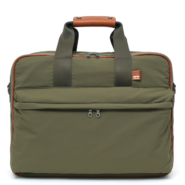 デリィーヴ(derive) ブリーフケース カーキ