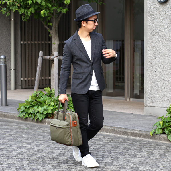  ボストンバッグ メンズ ブランド レディース 日本製 ナイロン 2way 大容量 出張 大きめ 鞄 グリーン 緑色 ブリーフケース ショルダー 高級 おしゃれ 1泊 2泊 旅行 ボーデッサン デリィーヴ(derive)