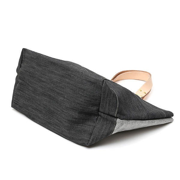  デニム生地 トートバッグ ジーンズ 本革 レザー メンズ レディース ブラック 黒 黒色 アメカジ ブランド カバン 鞄 バッグ エドウィン(EDWIN)