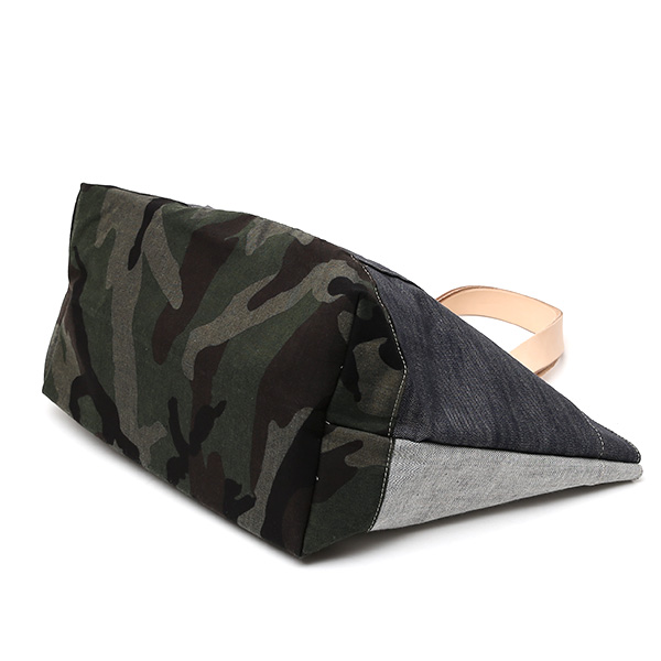  デニム生地 トートバッグ ジーンズ 本革 レザー メンズ レディース ブルー ネイビー 青色 アメカジ ブランド カバン 鞄 バッグ エドウィン(EDWIN)