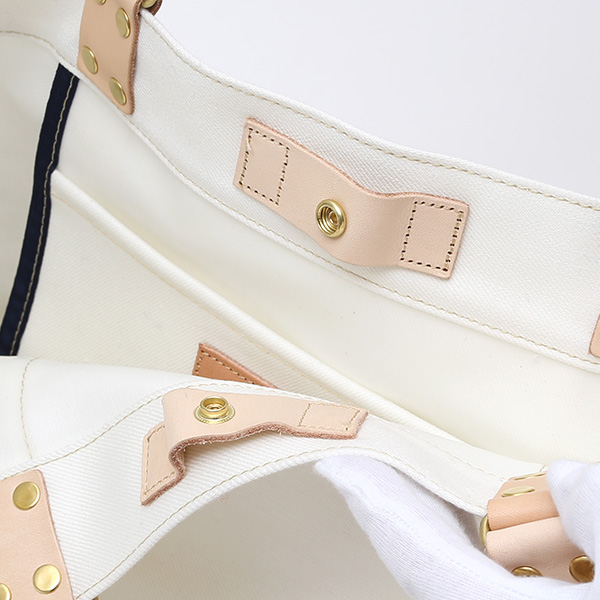  デニム生地 トートバッグ ジーンズ 本革 レザー メンズ レディース ホワイト 白色 アメカジ ブランド カバン 鞄 バッグ エドウィン(EDWIN)