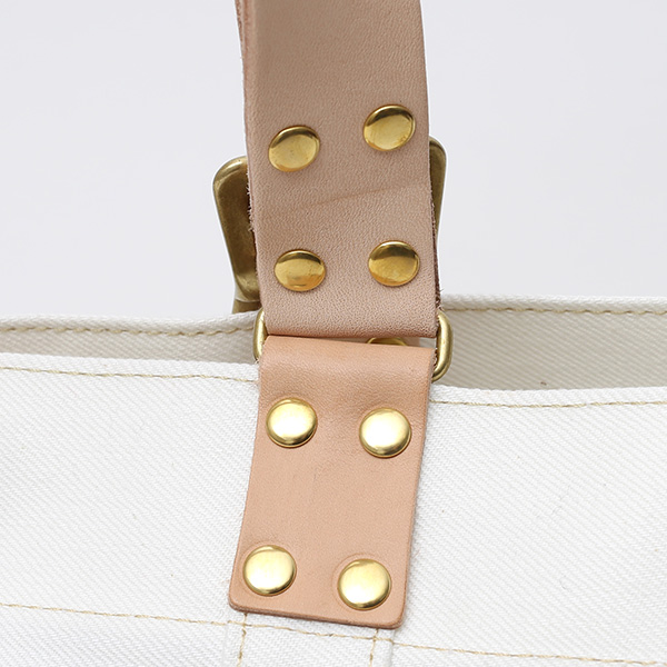  デニム生地 トートバッグ ジーンズ 本革 レザー メンズ レディース ホワイト 白色 アメカジ ブランド カバン 鞄 バッグ エドウィン(EDWIN)