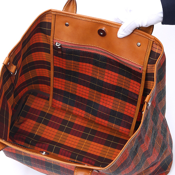  トートバッグ メンズ ビジネスバッグ 軽い 軽量 オレンジ 橙色 本革 レザー 日本製 鞄 通勤 カバン フランコ スパダ(Franco Spada)