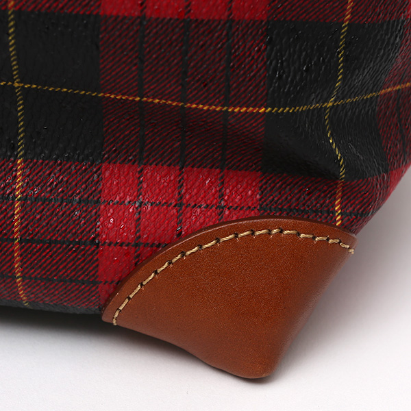  トートバッグ メンズ 日本製 カバン チェック柄 レッド ワイン 赤色 本革 レザー バッグ レディース 鞄 フランコ スパダ(Franco Spada)