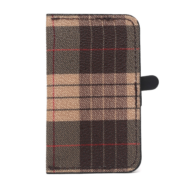 パスケース 日本製 定期入れ チェック柄 ブラウン 茶 茶色 カードケース フランコ スパダ(Franco Spada)