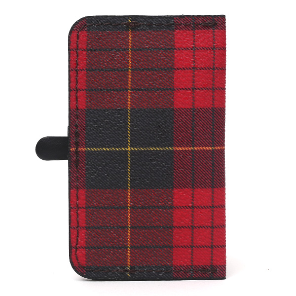 フランコ スパダ(Franco Spada) チェック柄 パスケース レッド